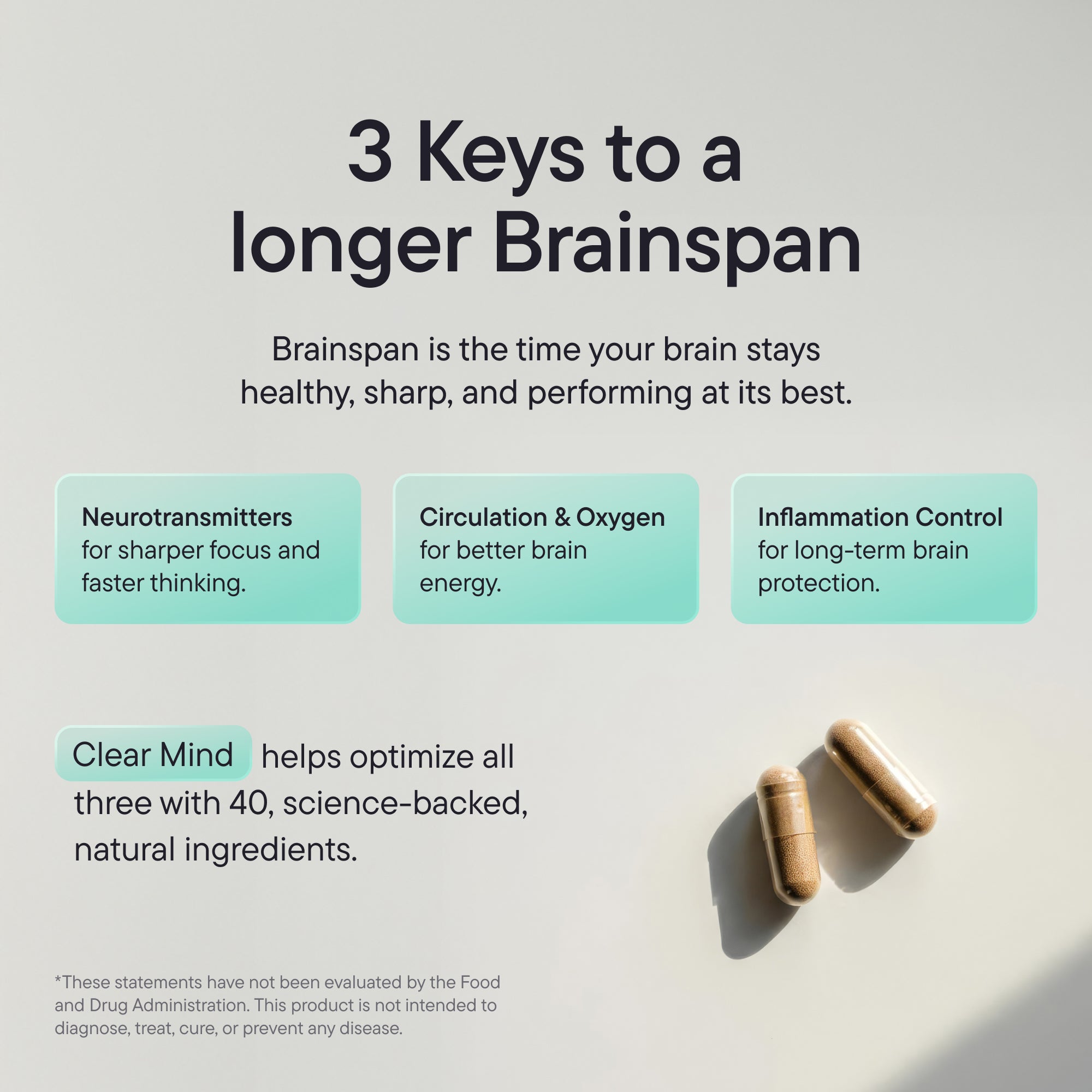 Clear Mind - Brain & Focus Formula
