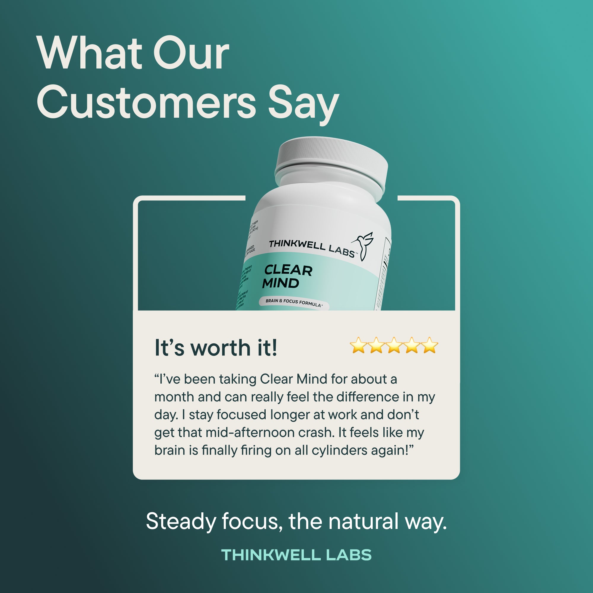 Clear Mind - Brain & Focus Formula